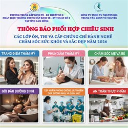 📣📣THÔNG BÁO CHIÊU SINH CÁC LỚP ÔN, THI VÀ CẤP CHỨNG CHỈ HÀNH NGHỀ CHĂM SÓC SỨC KHỎE VÀ SẮC ĐẸP NĂM 2026📣📣